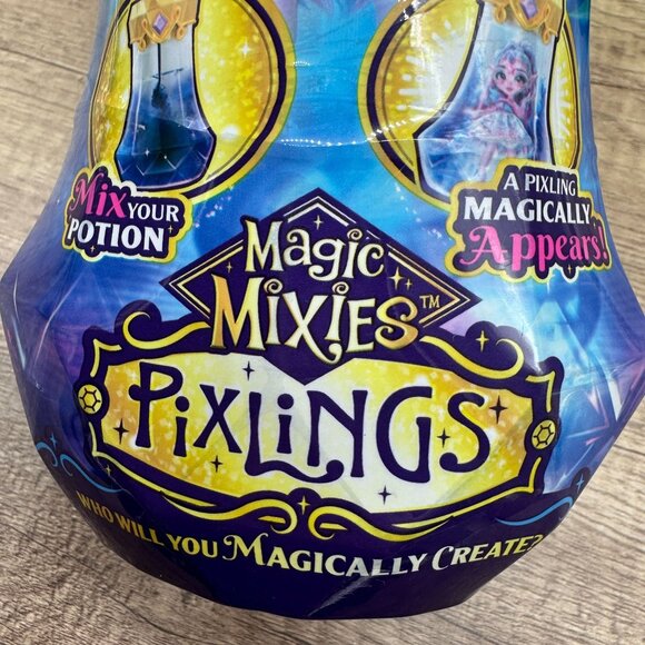 Lot Of 2 Magic Mixies Pixlings Amber The Dragon Pixling Doll Figure with Potion - Picture 8 of 10